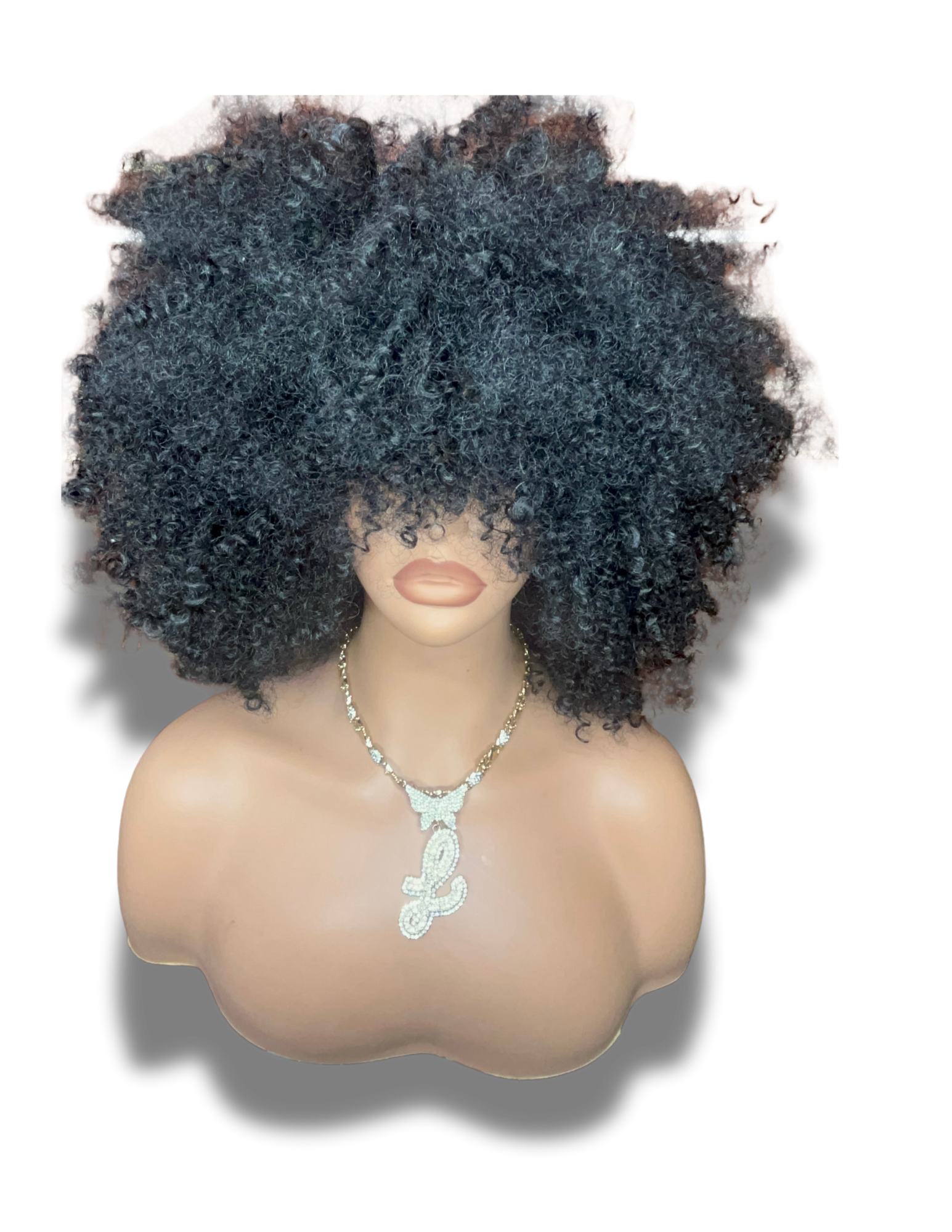 14 Inch Afro Textured Human Hair Wig 100% Virgin Remy Hair High Density